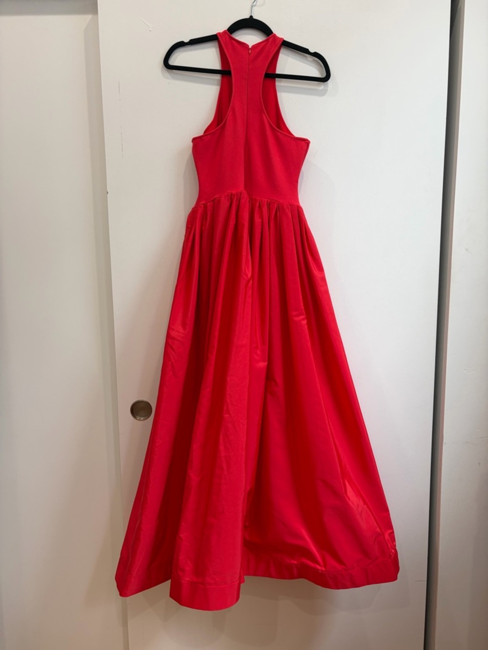NWT - Maeve Sleeveless Crew-Neck Drop-Waist Red Maxi Dress - Picture 2 of 12